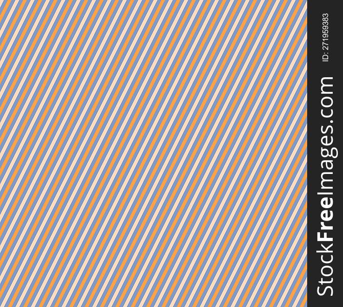 Blue, orange  incline stripes background