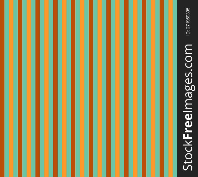 Green, orange and brown vertical stripes background
