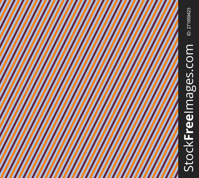 Orange, Blue And Violet Incline Stripes Background