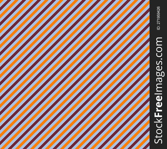 Orange, blue and violet diagonal stripes background
