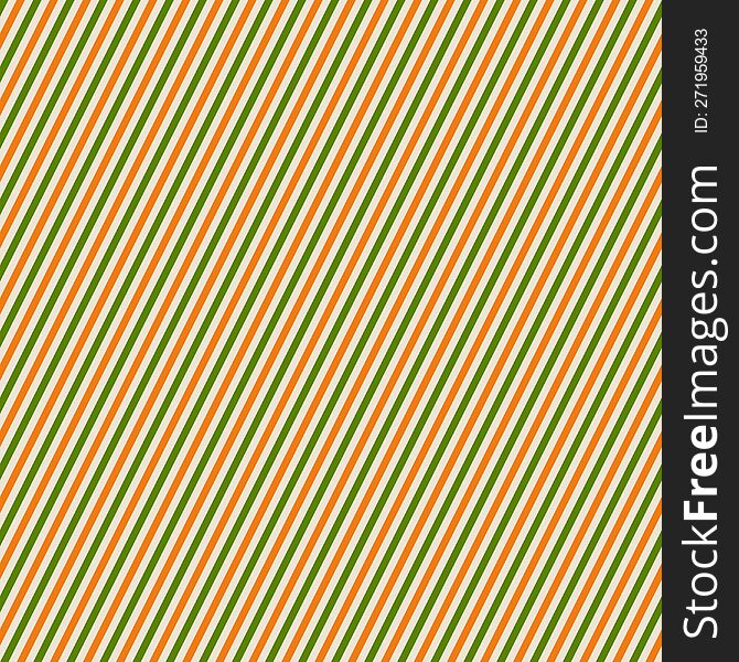 Orange and green incline stripes background