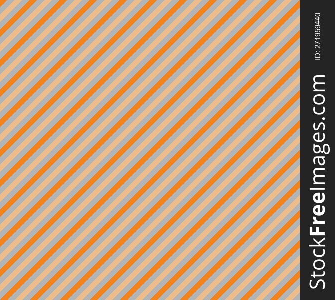 Orange, gray and brown diagonal stripes background