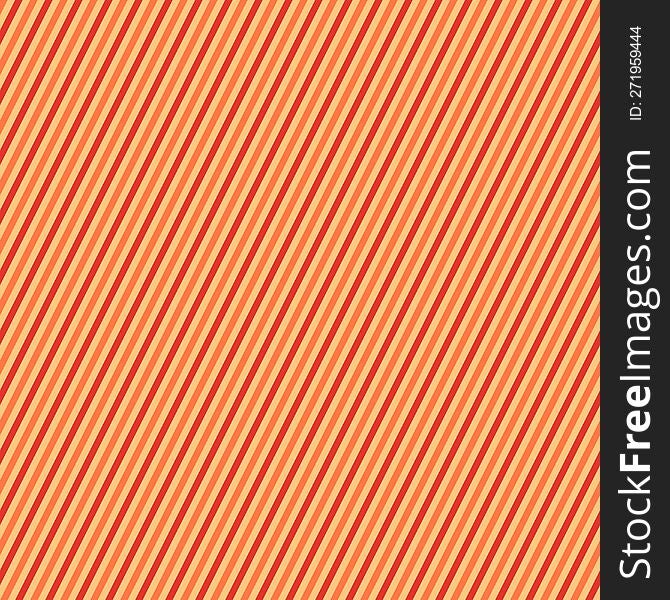 Orange And Brown Incline Stripes Background