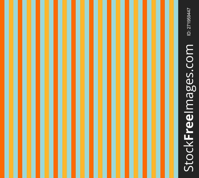 Orange, brown  and blue vertical stripes background
