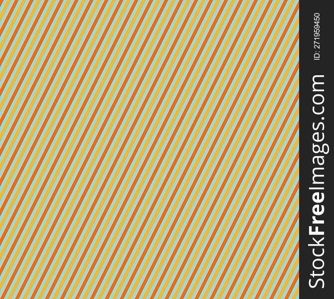 Orange, brown  and blue incline stripes background