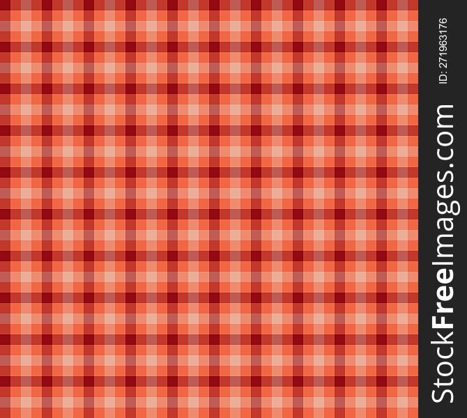 Orange And Brown Gingham Backgrounds For Tablecloth, Skirt, Napkin, Paper