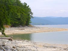 Exposed Banks Of Lake Jocassee Royalty Free Stock Photo Exposed Banks Of Lake Jocassee Royalty Free Stock Photo