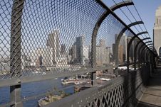 Sydney Harbor Bridge Walkway Stock Photo Sydney Harbor Bridge Walkway Stock Photo