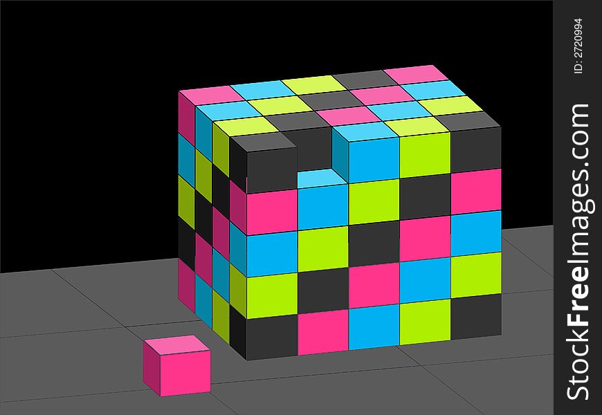 3D cubes