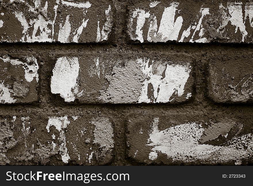 Brick wall suitable for background image. Brick wall suitable for background image