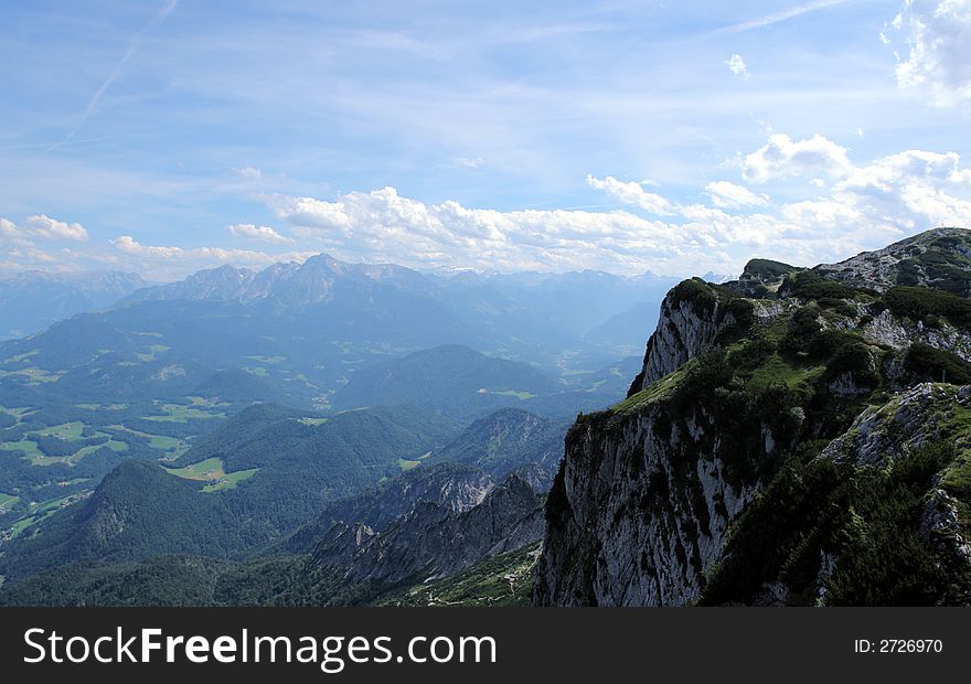 Landscape In Alpes (Austria )