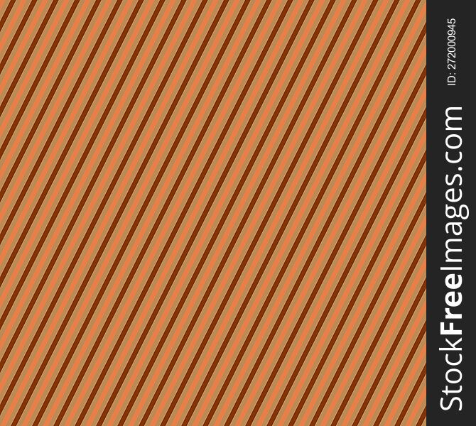 Orange and brown incline striped background