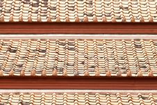Modern Tiles Roof Stock Image