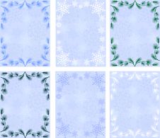 Winter Backgrounds.snowflakes.pine Branches Stock Photography Winter Backgrounds.snowflakes.pine Branches Stock Photography