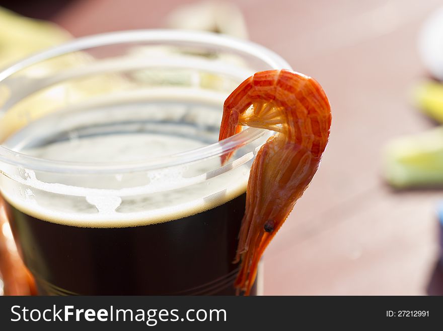 Shrimp With Beer