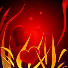 Stylish Red Heart Royalty Free Stock Photo Stylish Red Heart Royalty Free Stock Photo