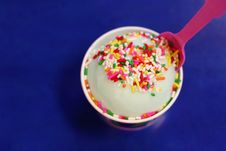 Ice Cream With Sprinkles Stock Images Ice Cream With Sprinkles Stock Images