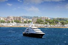 Luxury Cruise Anchored Stock Photo Luxury Cruise Anchored Stock Photo