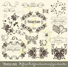 Calligraphic Design Elements And Page Decoration Royalty Free Stock Photo Calligraphic Design Elements And Page Decoration Royalty Free Stock Photo