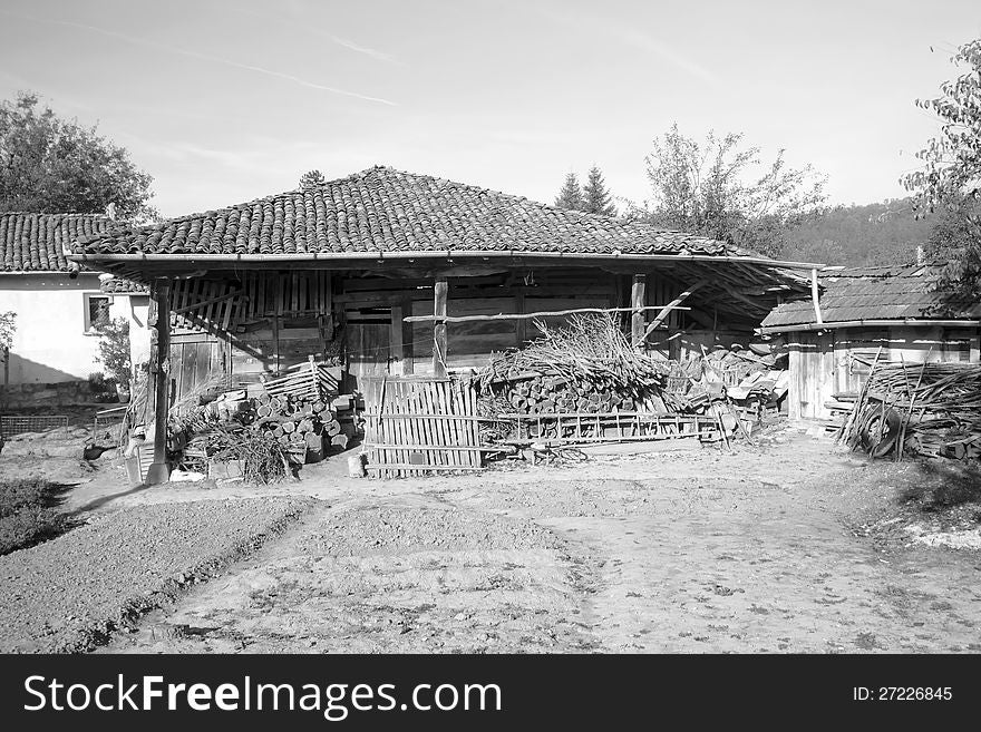 Authentic bulgarian old house on the countryside. Authentic bulgarian old house on the countryside.