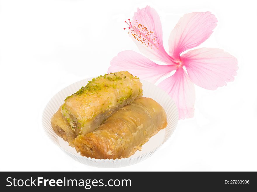 Sweet dessert Baklava, Eastern Culture. Sweet dessert Baklava, Eastern Culture