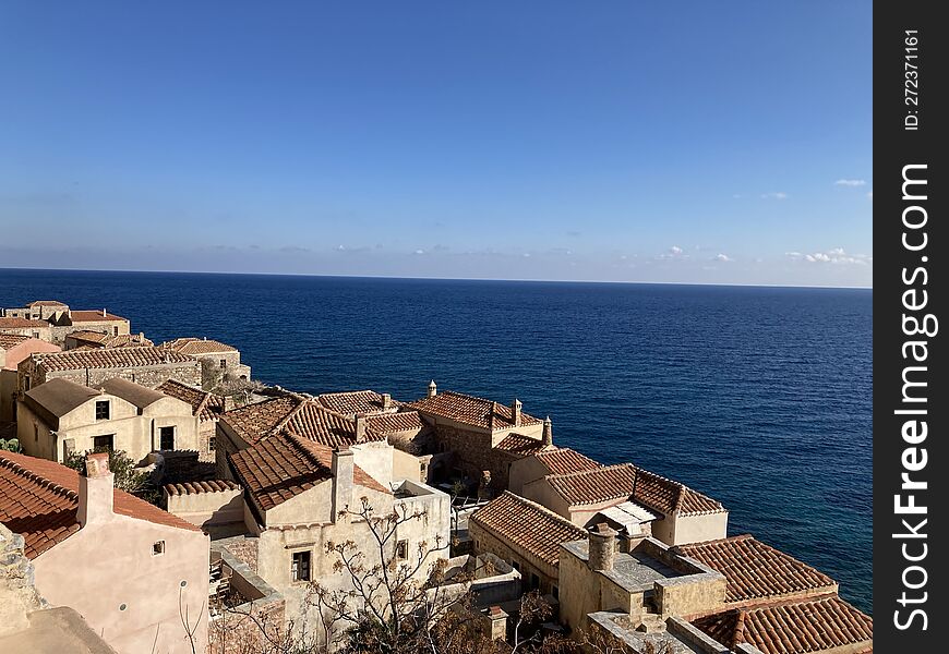 The Castle of Monemvasia ,Greece