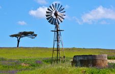 Windmill Water Pump Royalty Free Stock Photography Windmill Water Pump Royalty Free Stock Photography