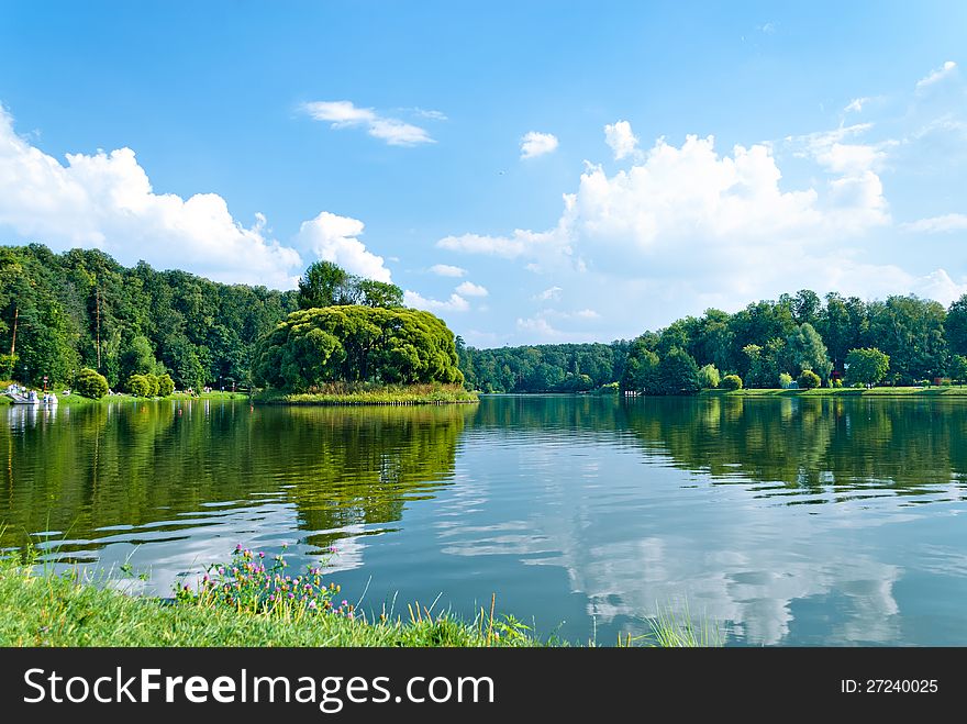 Island And Lake