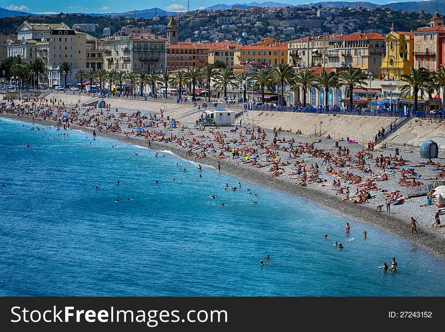 Nice, France - A beauty of the mediterranean. Nice, France - A beauty of the mediterranean