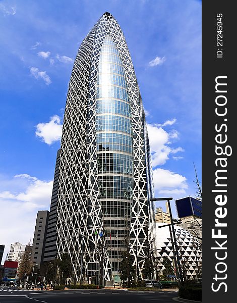 Modern high rise business tower in Shinjuku district, Tokyo, Japan. Modern high rise business tower in Shinjuku district, Tokyo, Japan.