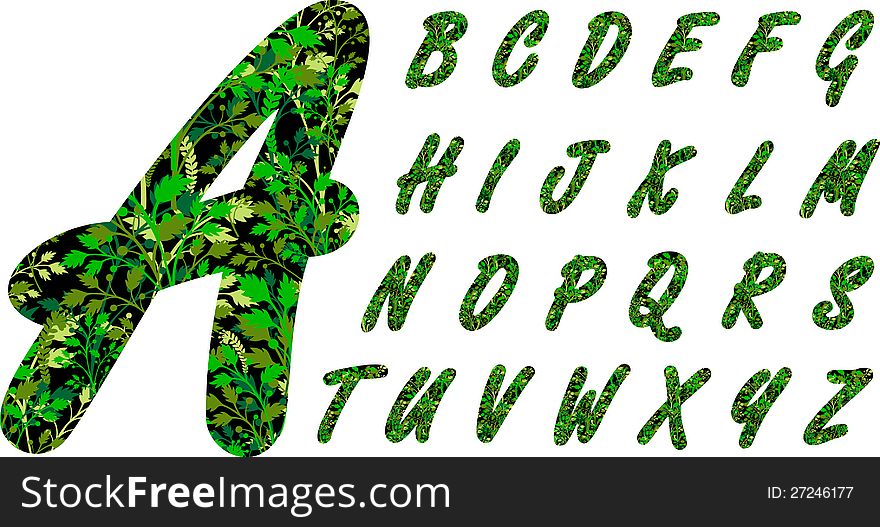 Vegetative font