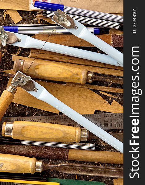 Image of tools-woodcraft background