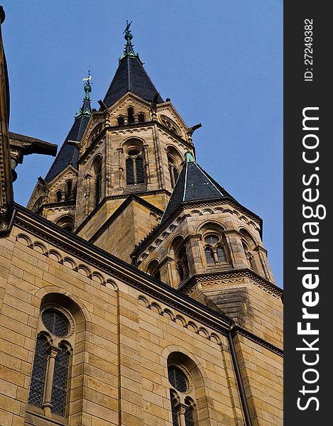 Wiesbaden Evangelic (Protestant) Ringkirche (Light Church). Wiesbaden Evangelic (Protestant) Ringkirche (Light Church)