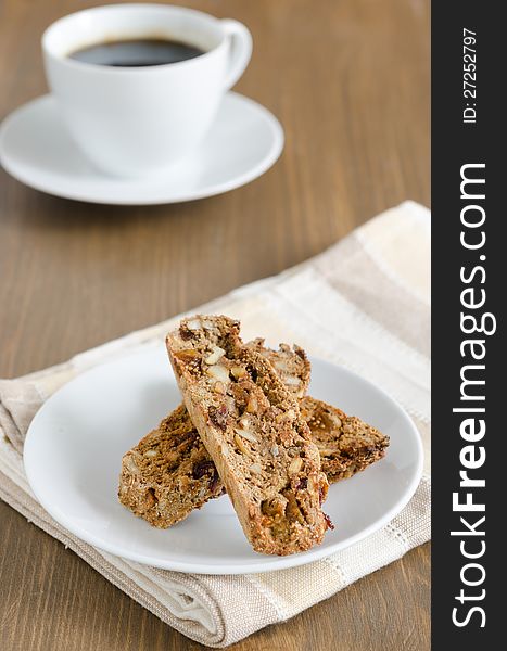 Biscotti With Nuts