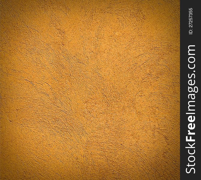 Orange wall background or texture