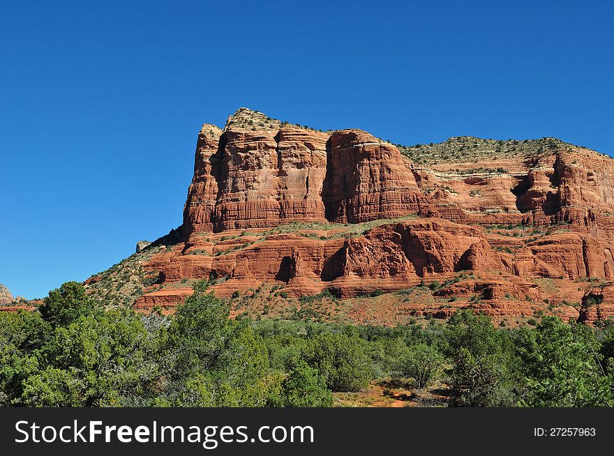 Red rock formation in Sedona Arizona