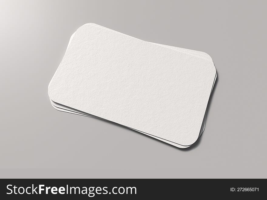 blank business cards mock up