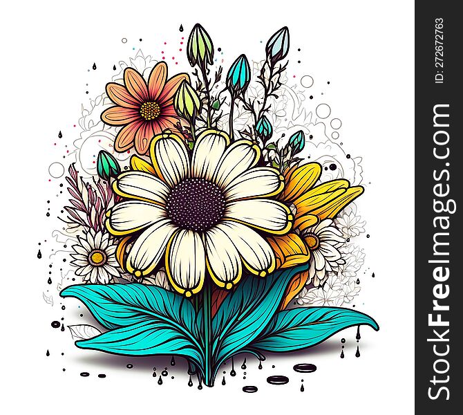 Flower, free t-shirt graphics