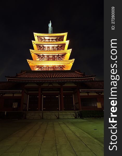 Asakusa  Temple At Tokyo Japan