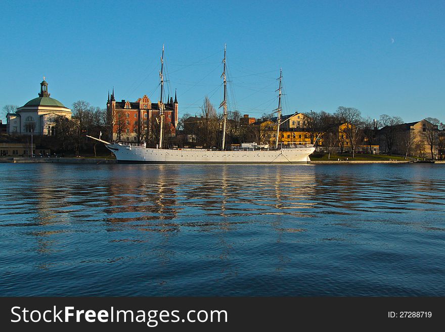 Sailboat at the dock