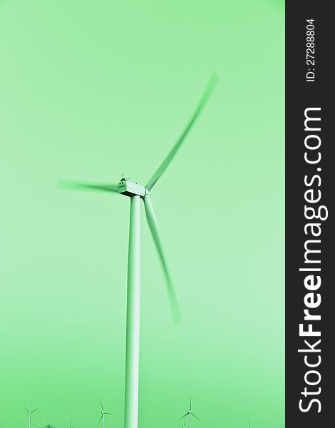 This is a photo of a green energy windmill.