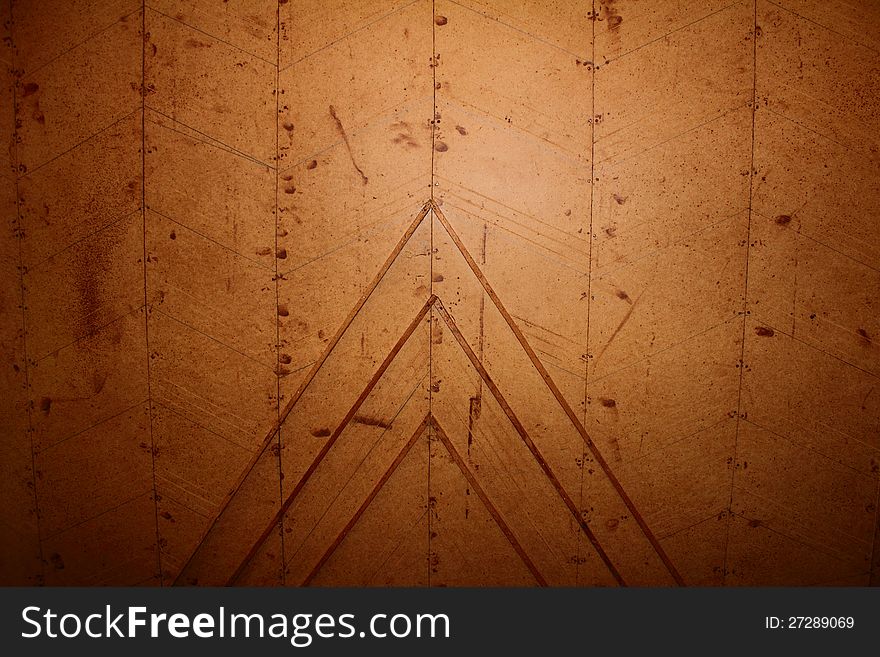 Old wood ceiling, abstract background