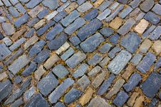 Stone Paving Pattern. Royalty Free Stock Images