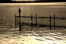 Dock And Fisherman Stock Photos Dock And Fisherman Stock Photos
