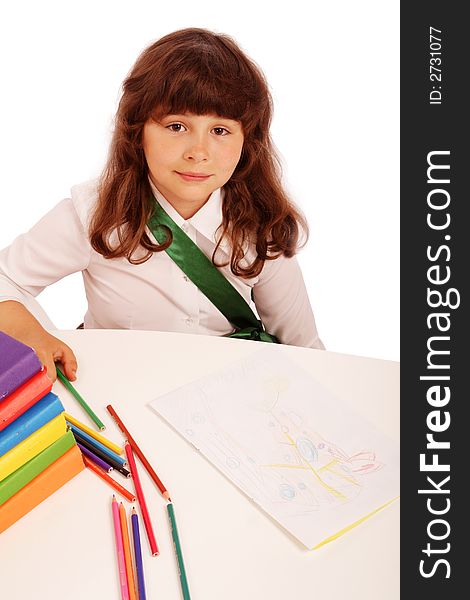 Portrait of a styled children. Theme: education. Portrait of a styled children. Theme: education.