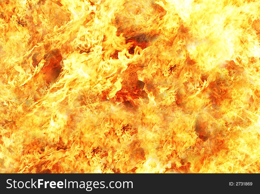 Burning texture for card or background