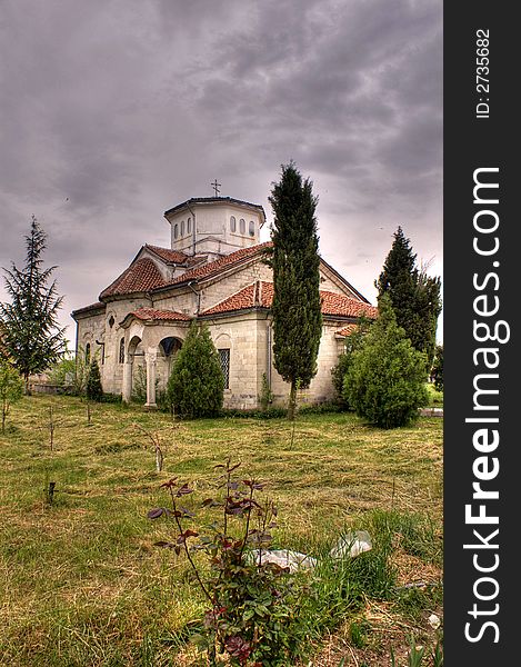Church in Bulgaria, in monatsery of Arapovo, near Plovdiv