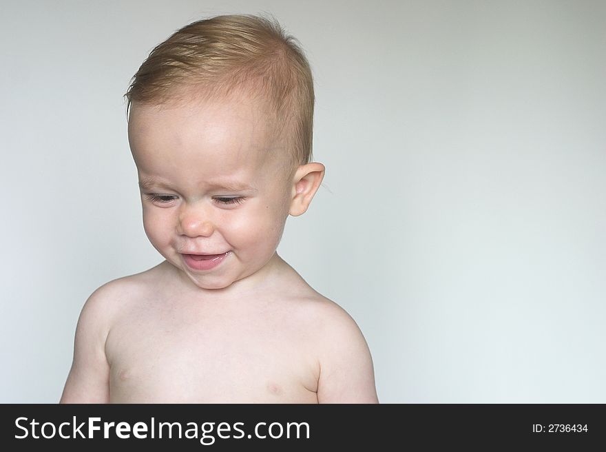 Image of a cute laughing toddler