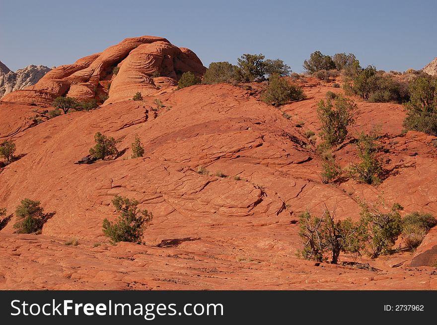 Photo of Red Rock in Snow Canyon, Utah. Photo of Red Rock in Snow Canyon, Utah