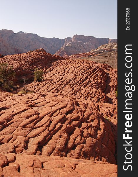 Photo of Red Rock in Snow Canyon, Utah. Photo of Red Rock in Snow Canyon, Utah